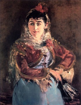  impresionismo Pintura Art%C3%ADstica - Retrato de Emilie Ambre en el papel de Carmen Realismo Impresionismo Edouard Manet